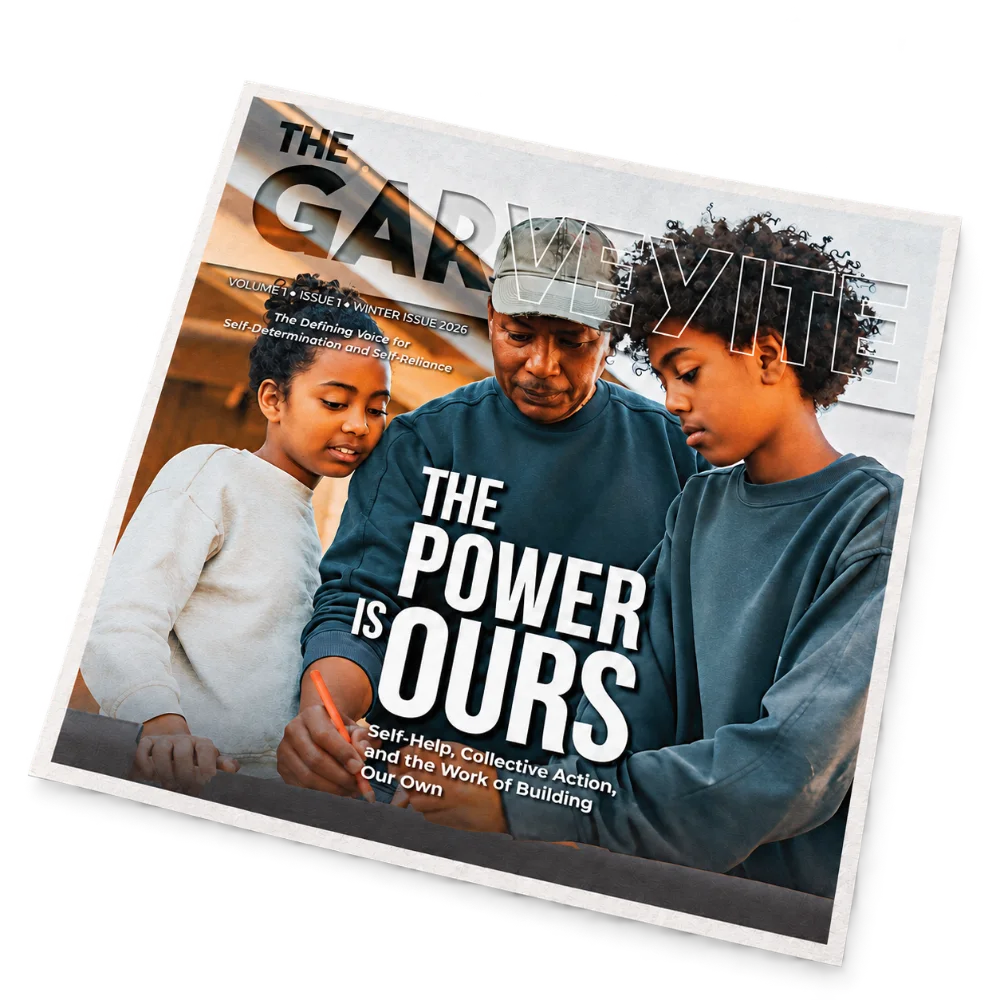 The Garveyite inaugural issue cover – The Power Is Ours